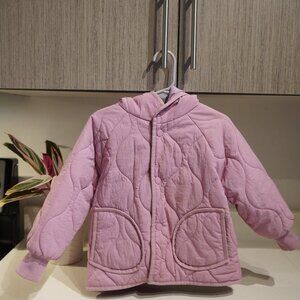 WATER REPELLENT HOODED QUILTED JACKET